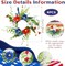 4pcs 4th of July Candle Ring Wreaths - Patriotic American Daisy Floral Holders for Independence Day Table Decor & Memorial Day Centerpieces
